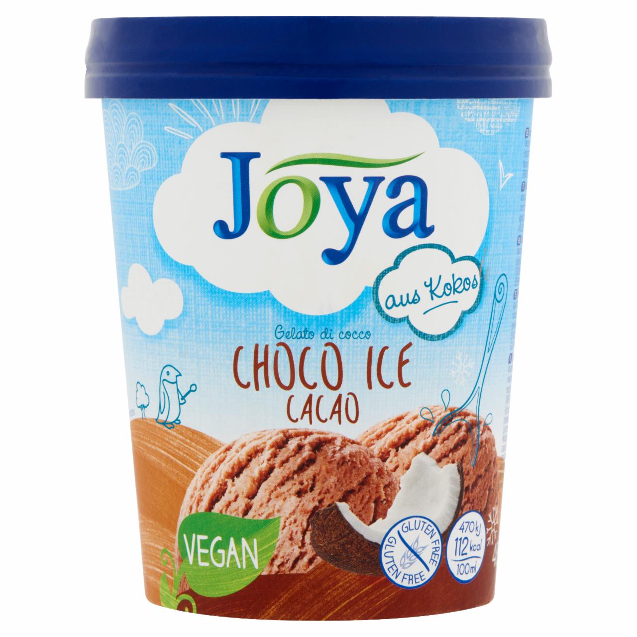 Képek - Joya kókuszalapú fagylalt kakaó ízesítéssel 480 ml