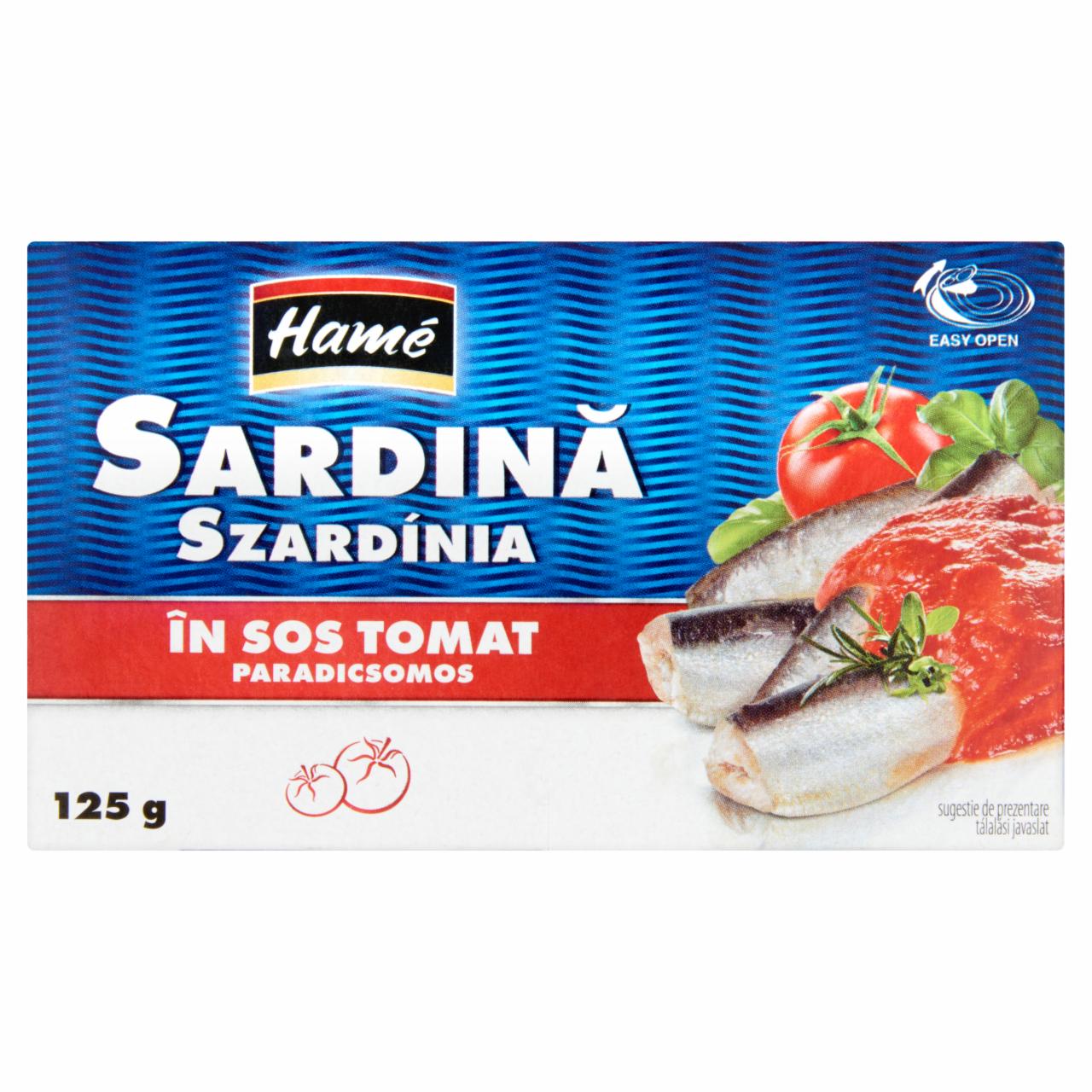 Képek - Hamé szardínia paradicsomszószban 125 g