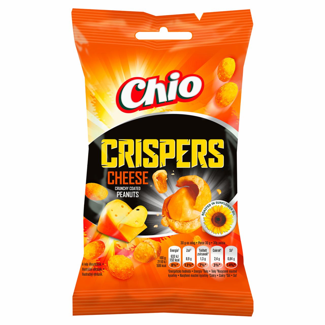 Képek - Chio Crispers földimogyoró sajtos-fűszeres tésztabundában 60 g