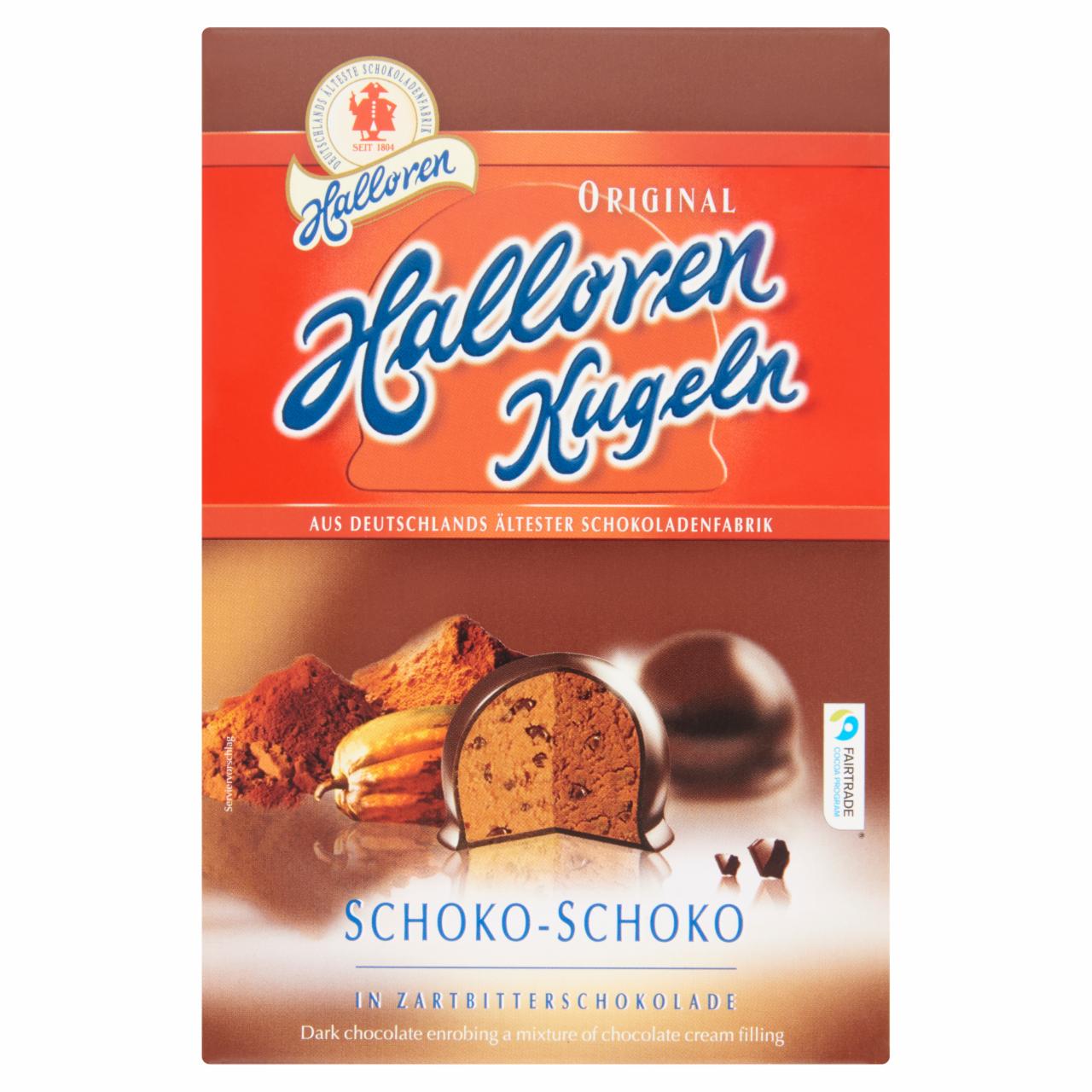 Képek - Halloren duplacsokis csokigolyó 125 g