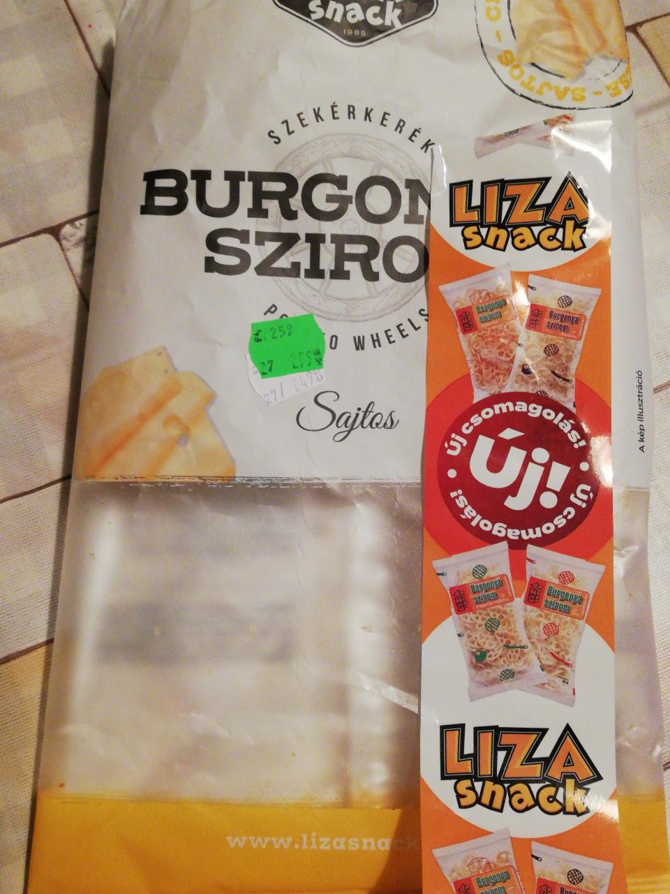 Képek - Burgonyaszirom sajtos Liza snack