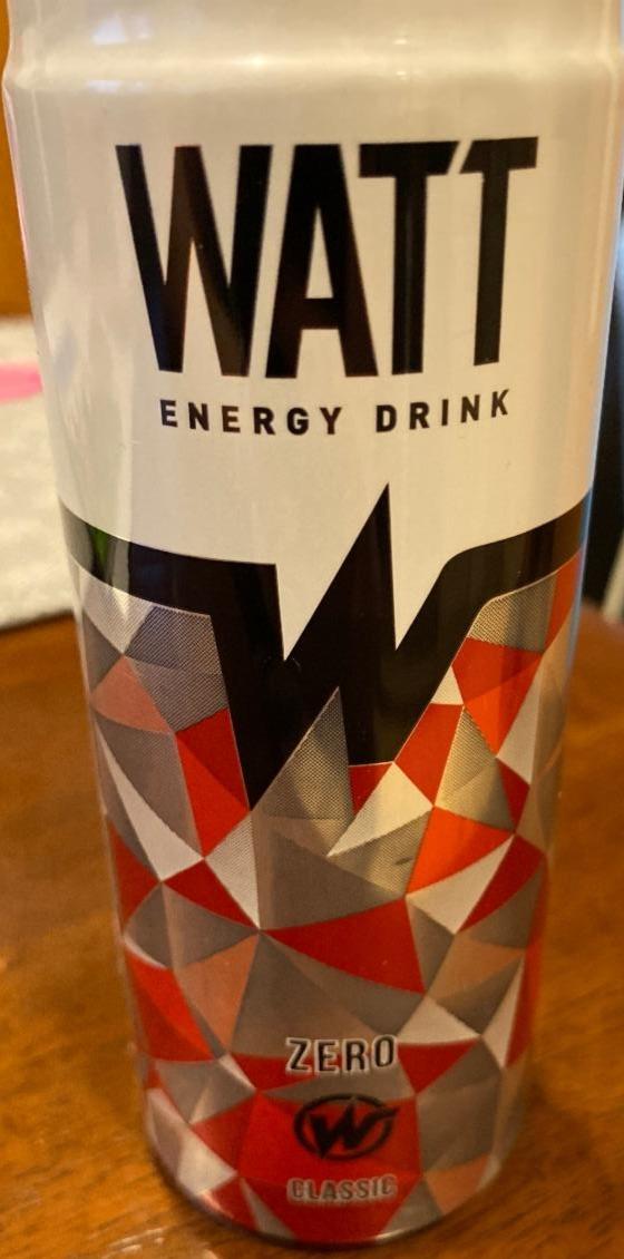 Képek - Watt Classic Zero koffein és vitamintartalmú tutti-frutti ízű energiaital édesítőszerekkel 0,25 l