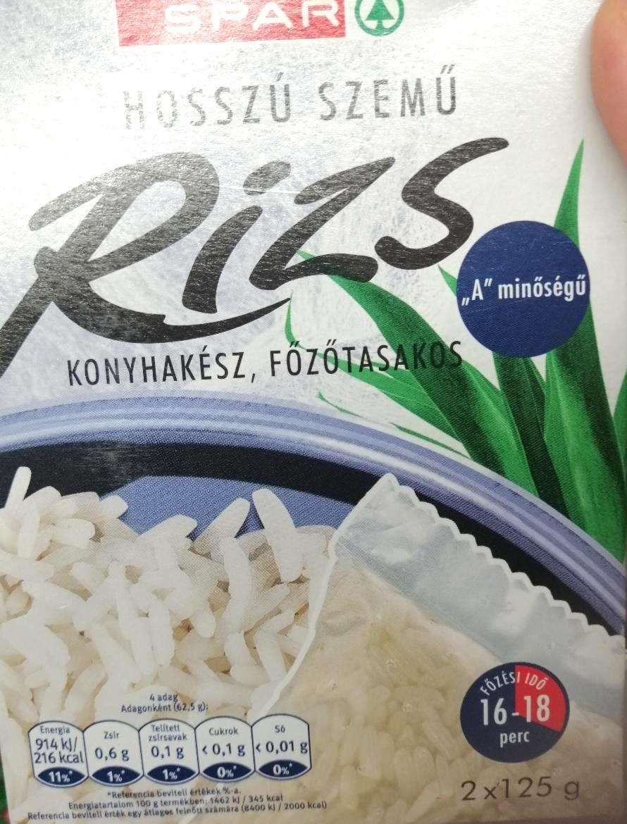 Képek - Hosszú szemű rizs A minőségű Spar