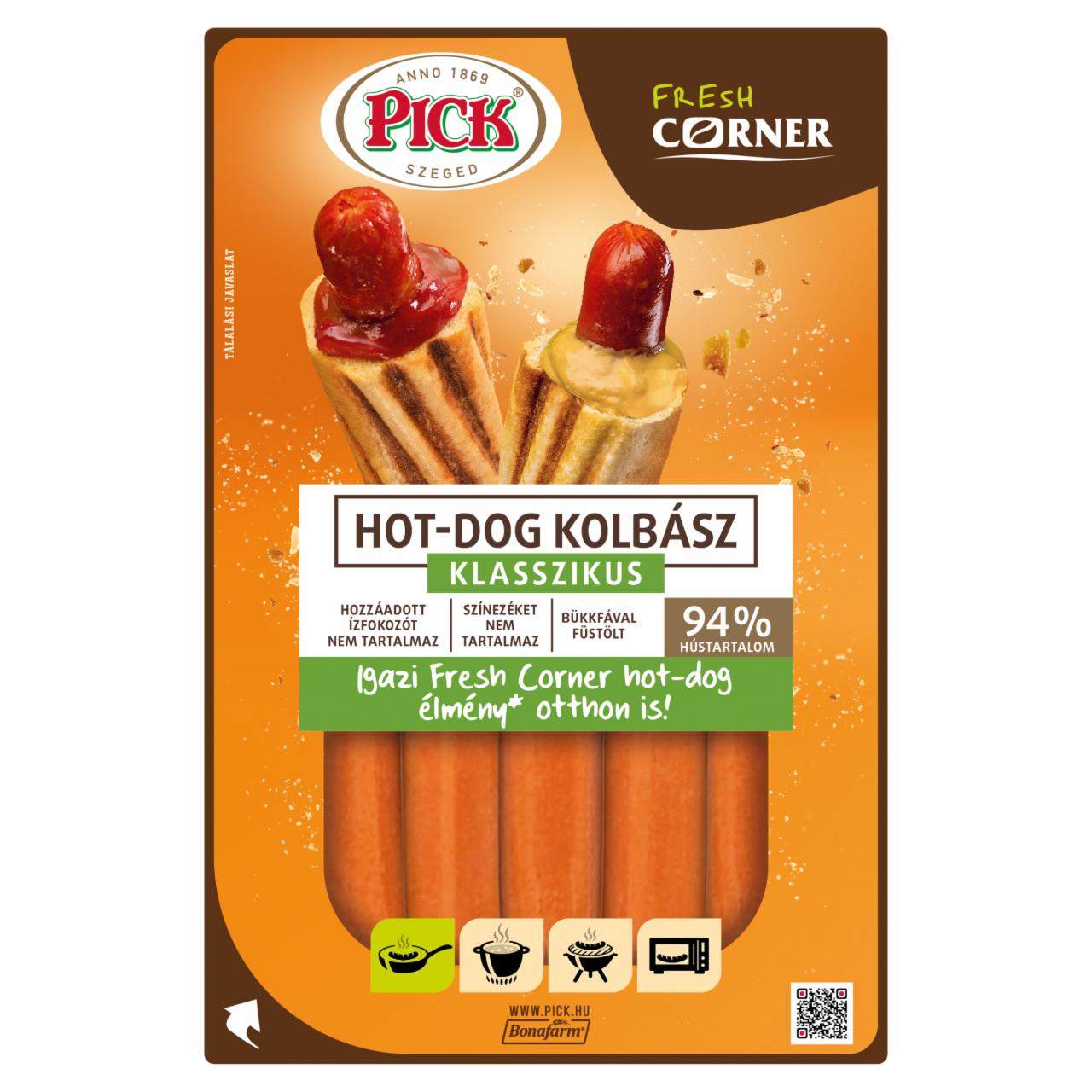 Képek - PICK Fresh Corner klasszikus hot-dog kolbász 300 g