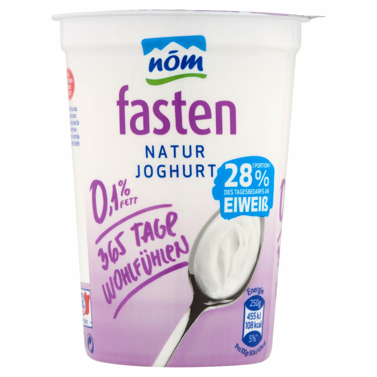 Képek - NÖM Fasten sovány natúr joghurt 250 g