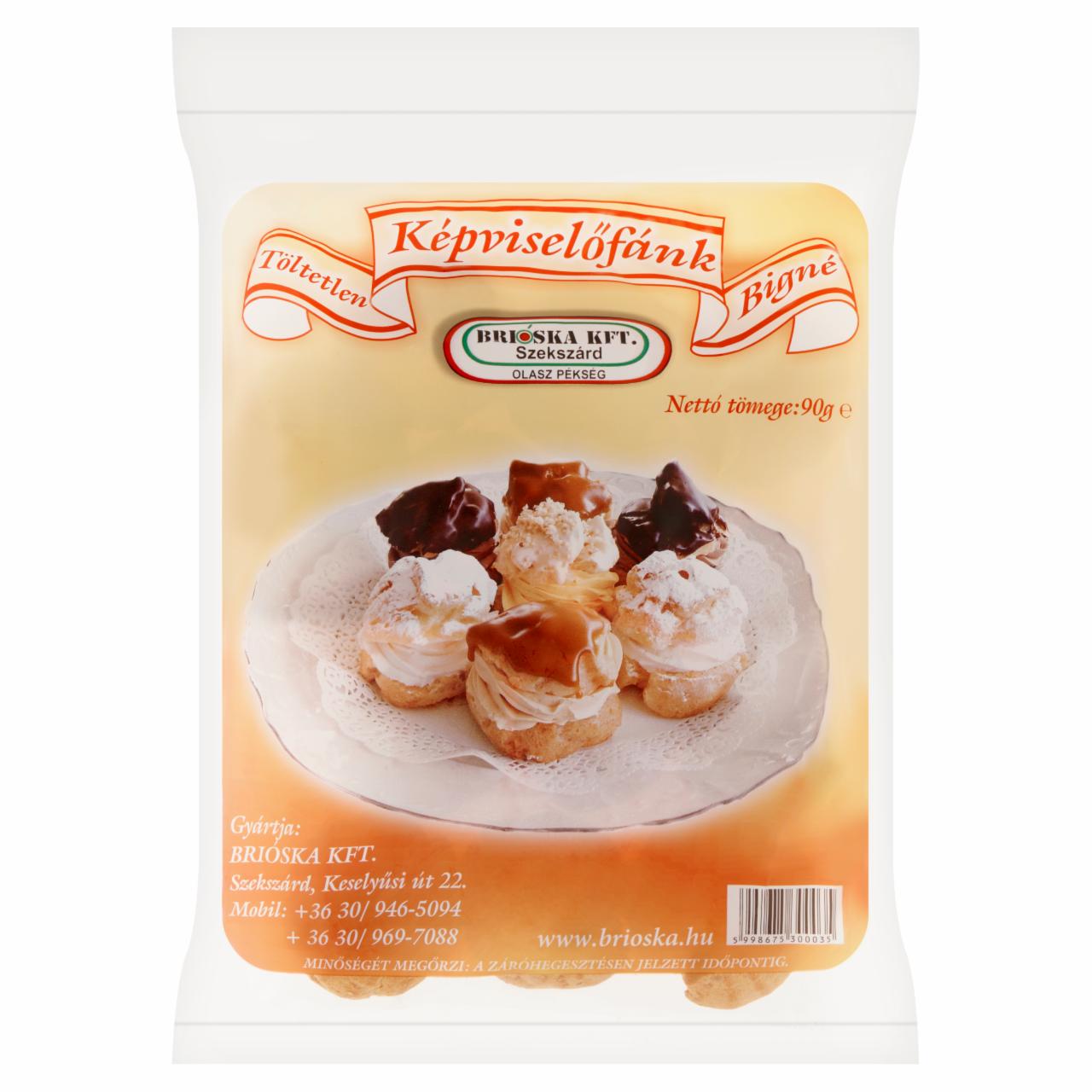 Képek - Brióska töltetlen képviselőfánk 90 g