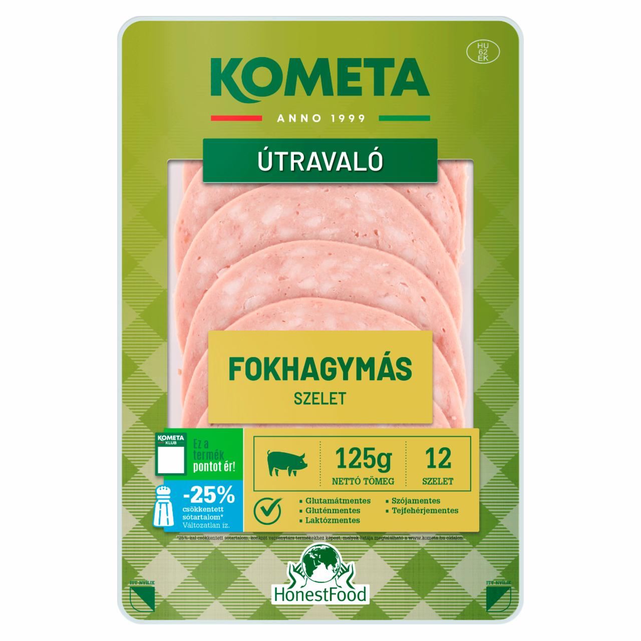 Képek - Kometa Útravaló szeletelt fokhagymás szelet 12 szelet 125 g