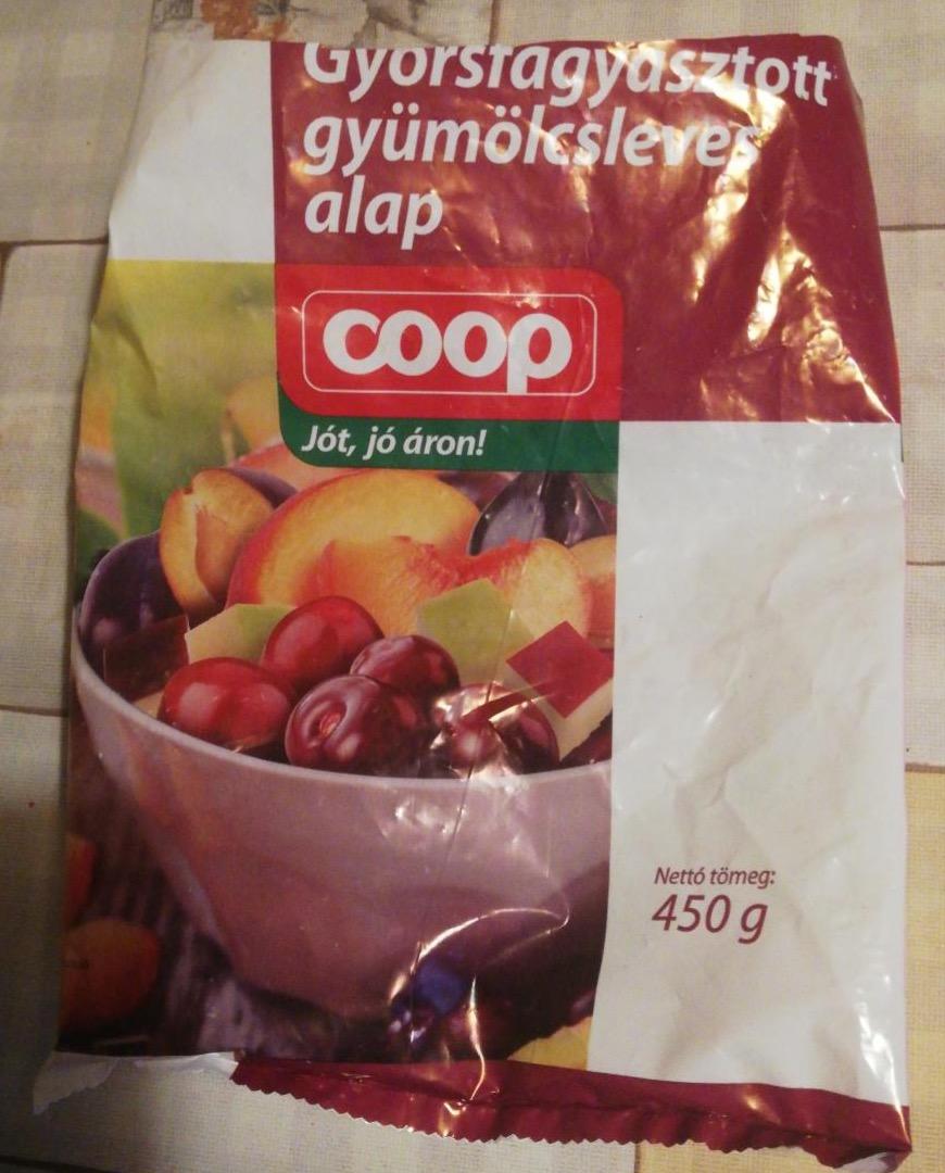 Képek - Gyorsfagyasztott gyümölcsleves alap Coop