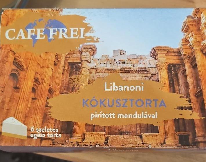 Képek - Libanoni Kókusztorts pirított mandulával Cafe Frei