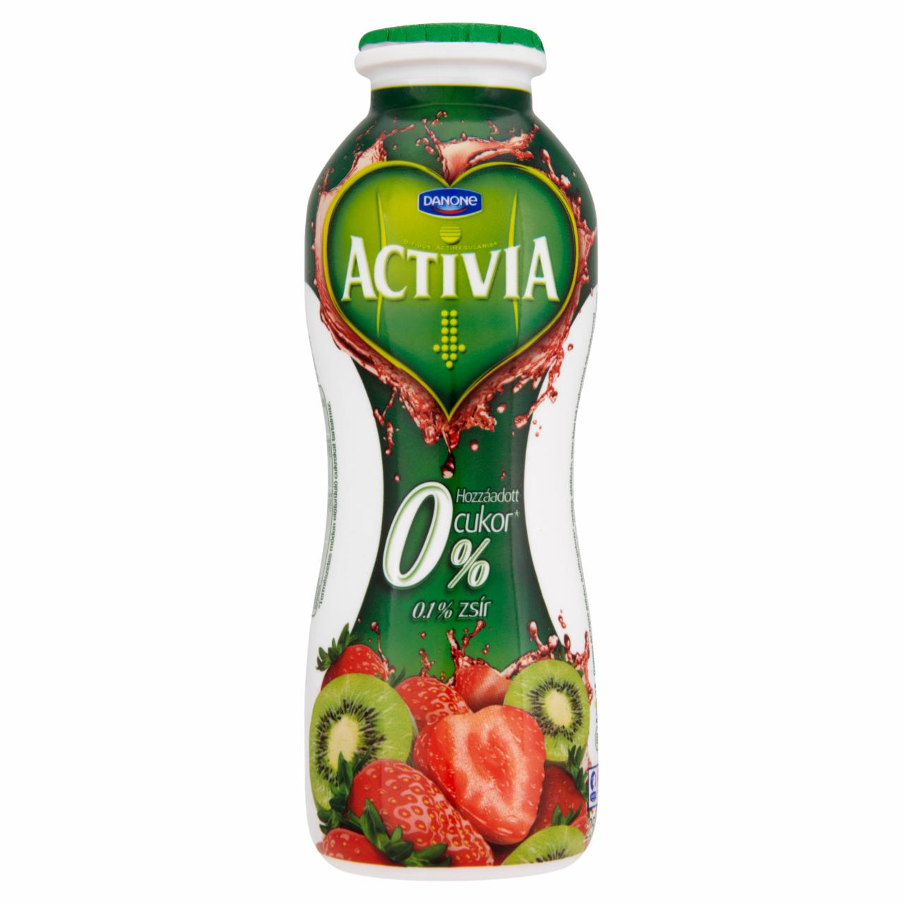 Képek - Danone Activia eper-kiwi ízű joghurtital édesítőszerrel 250 g