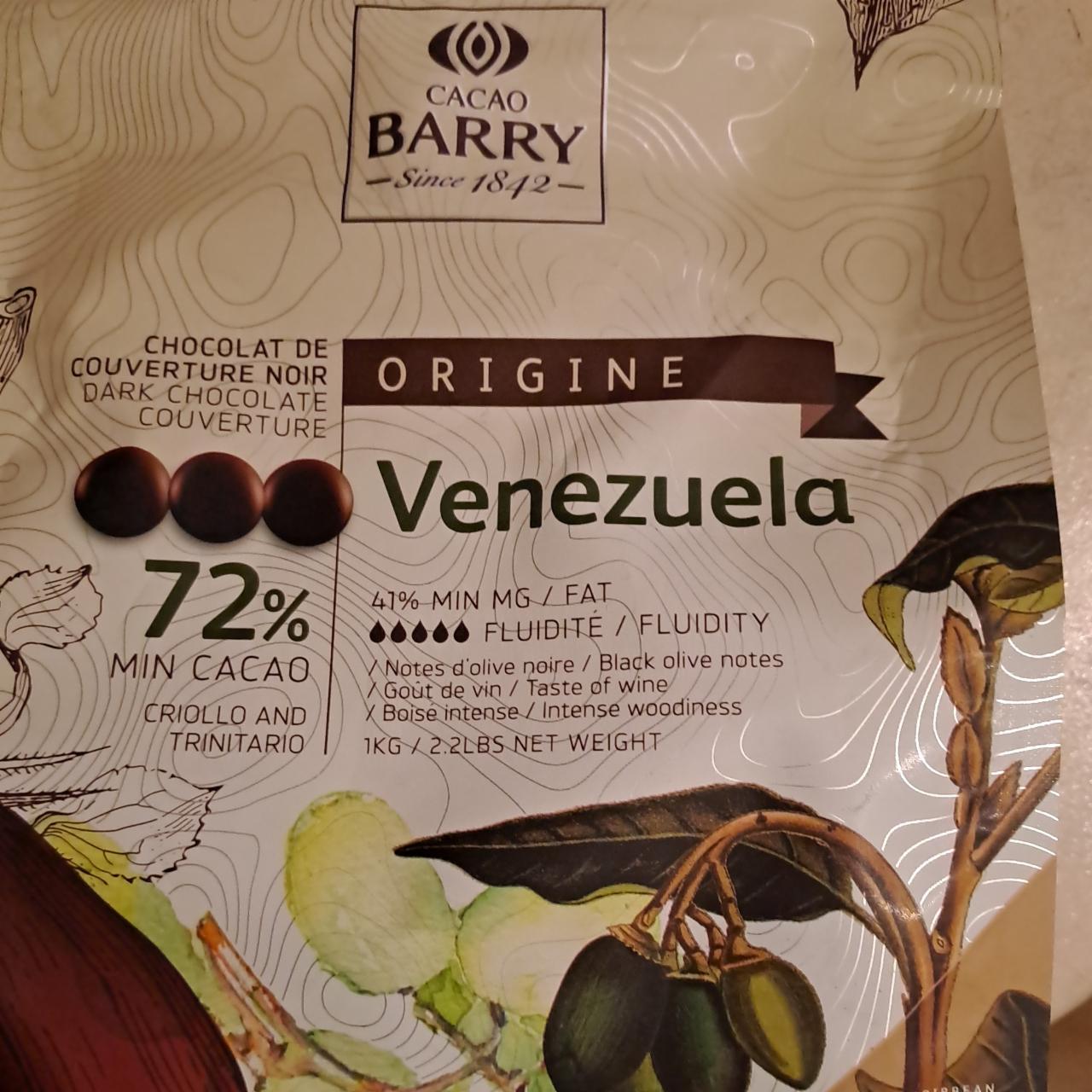 Képek - Dark Chocolate Venezuela 72% Cacao Barry