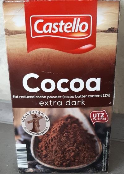 Képek - Cocoa zsírszegény extra dark kakaó por Castello