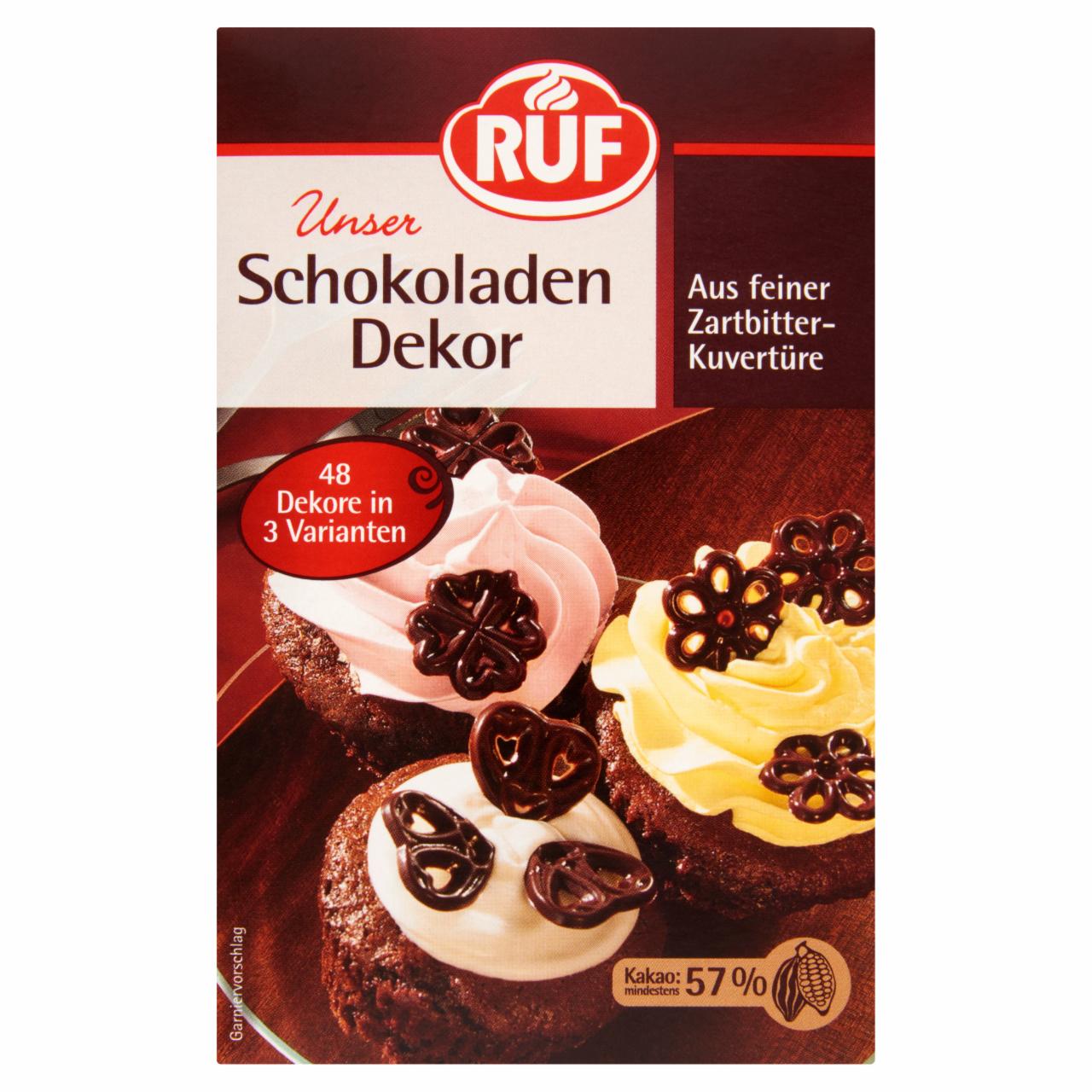 Képek - RUF csokoládé dekoráció 38 g