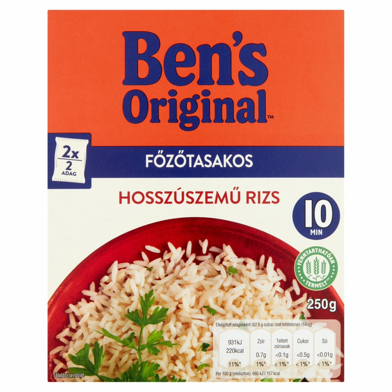 Képek - Ben's Original főzőtasakos hosszúszemű rizs 250 g