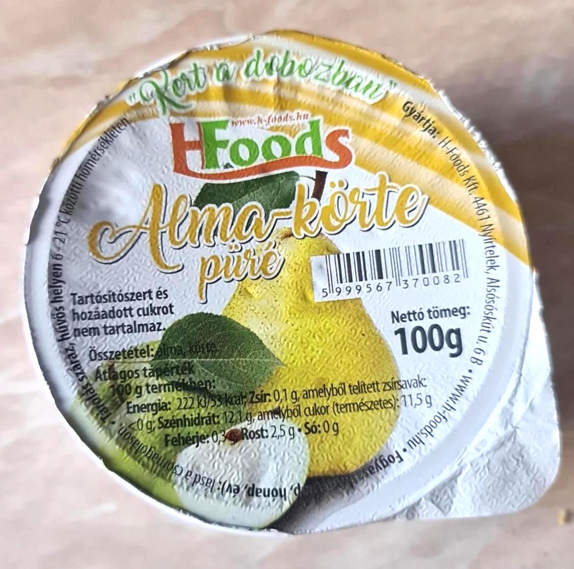 Képek - Gyümölcs püré alma-körte HFoods