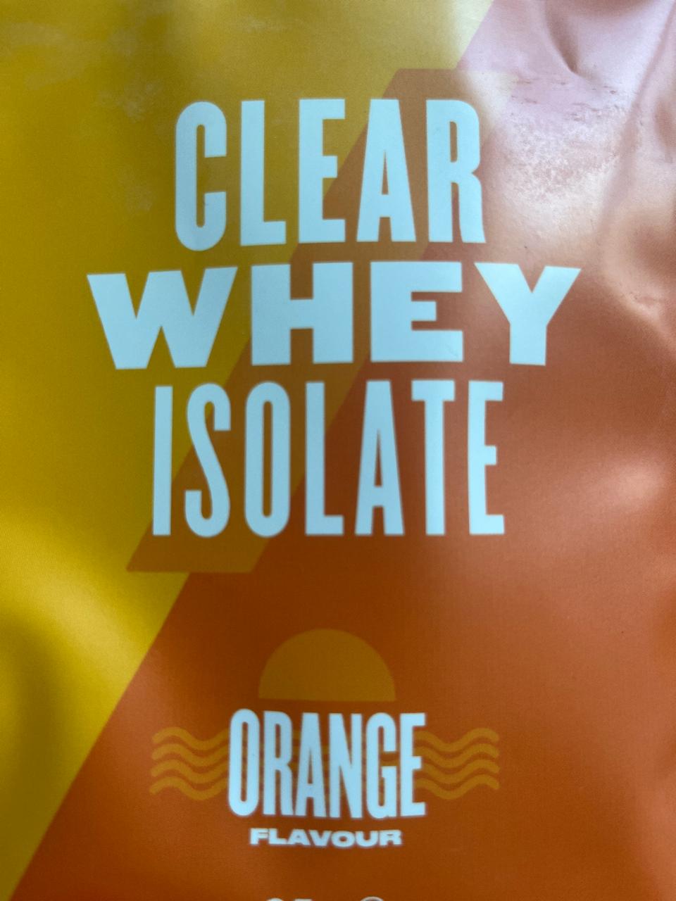 Képek - Clear whey isolate orange MyProtein
