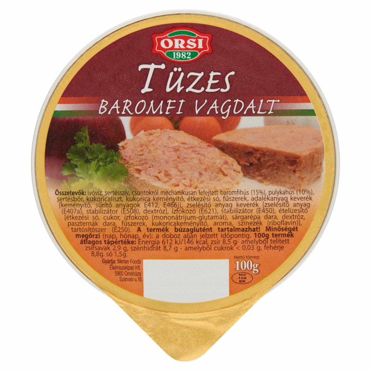 Képek - Orsi tüzes baromfi vagdalt 100 g