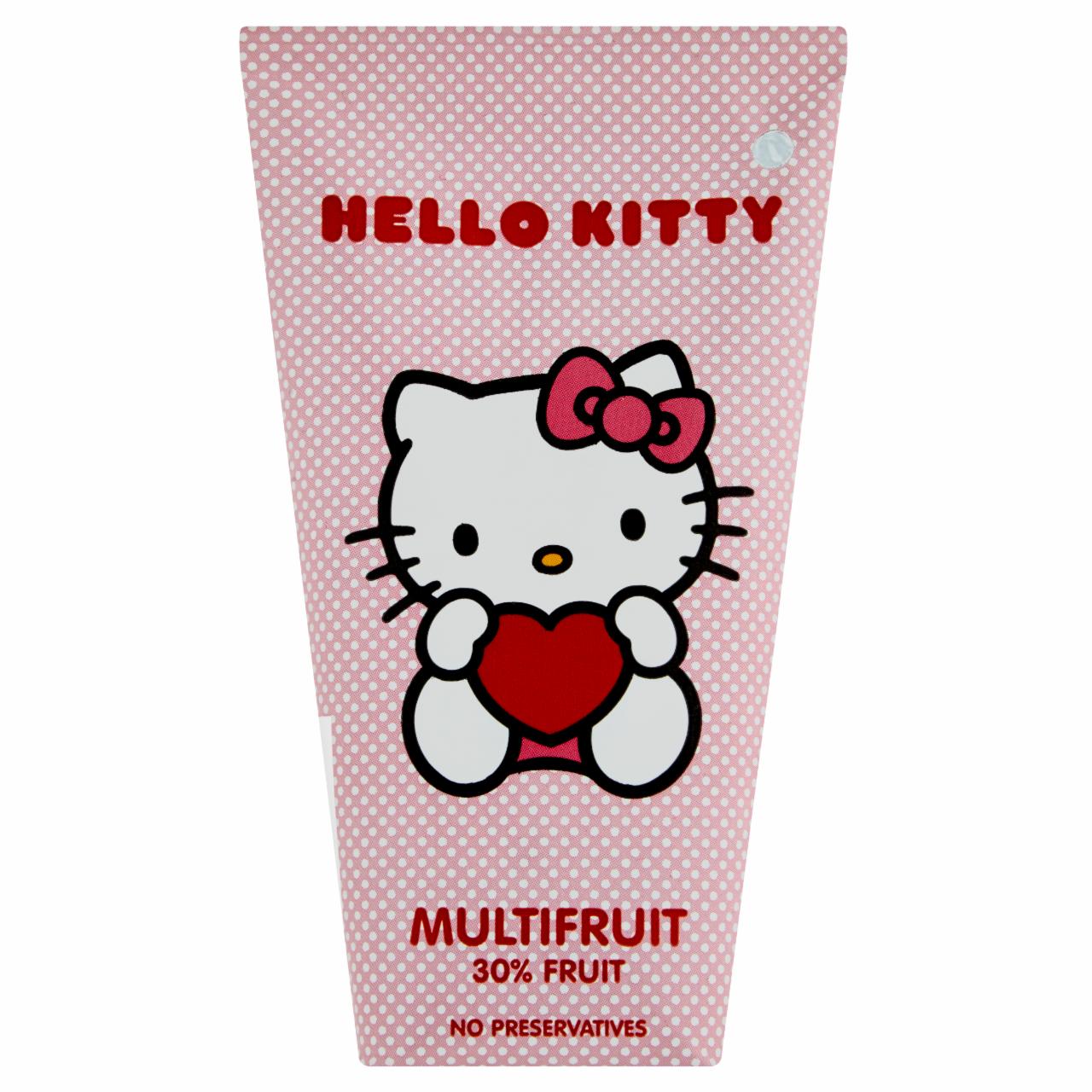 Képek - Hello Kitty vegyes gyümölcs-ízű szénsavmentes üdítőital 200 ml