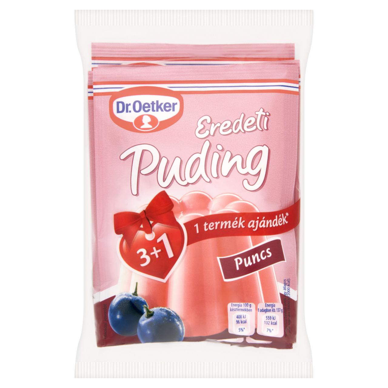 Képek - Dr. Oetker Eredeti Puding puncs pudingpor 4 x 40 g