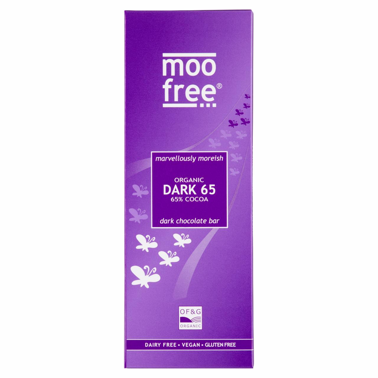 Képek - Moo Free BIO 65% étcsokoládé jellegű tábla 80 g