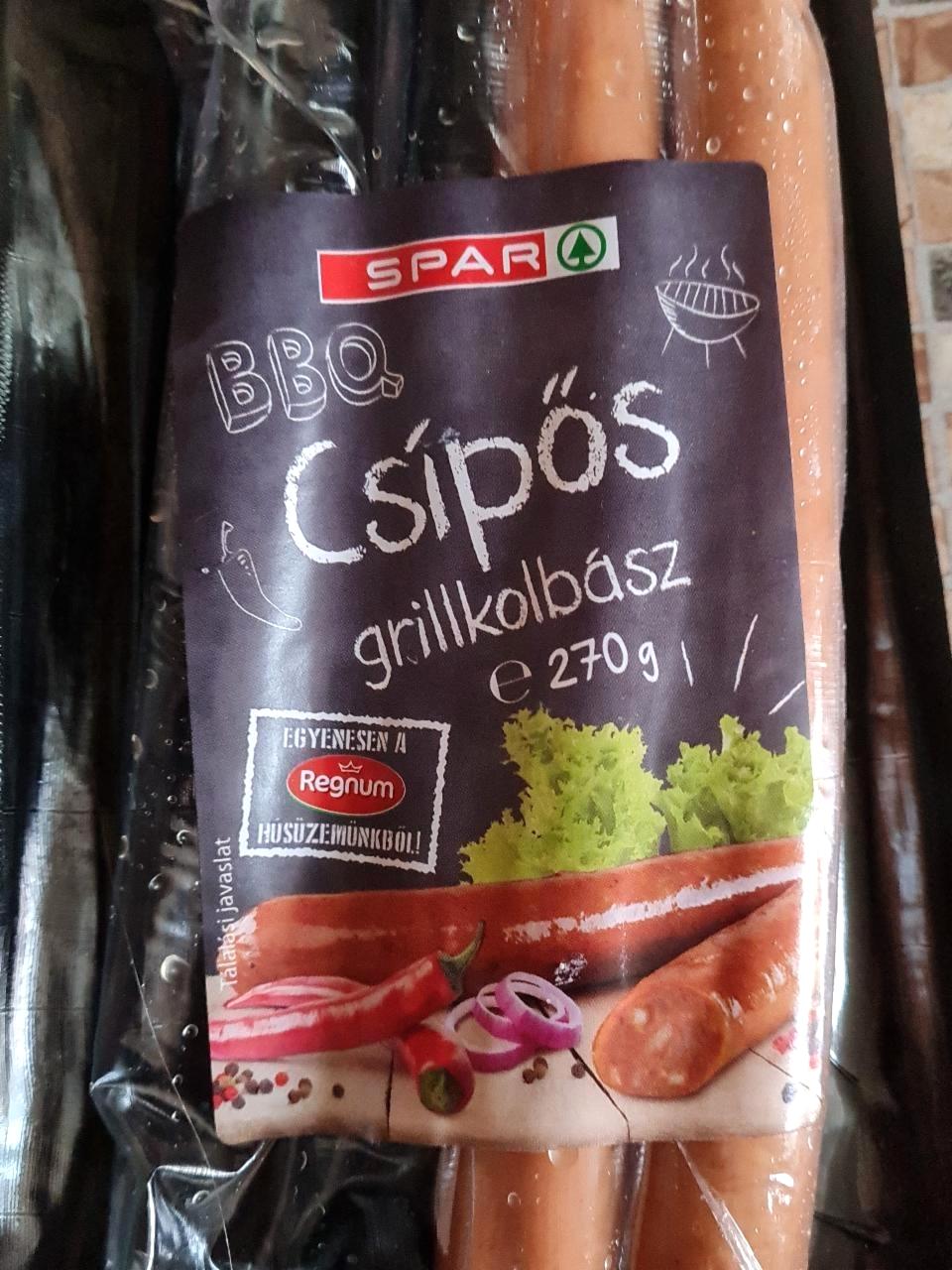 Képek - BBQ csípős grillkolbász Spar