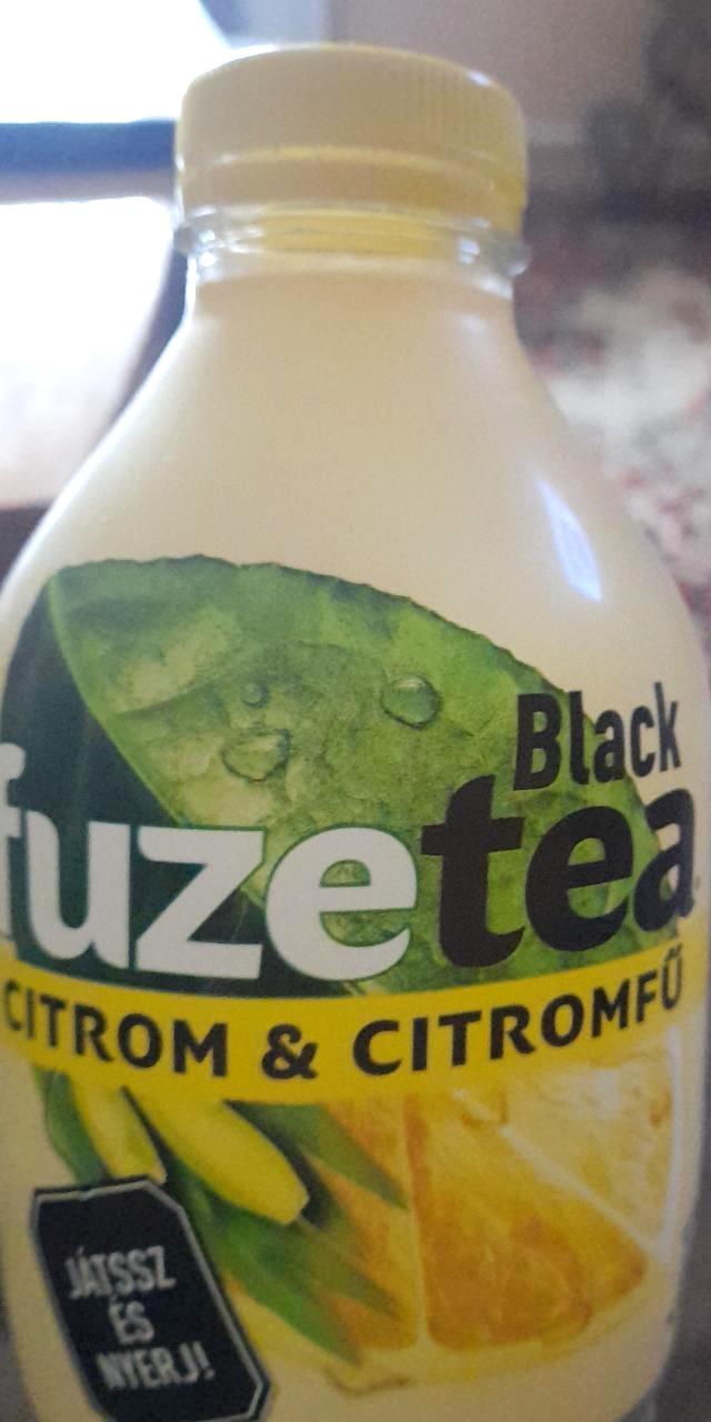 Képek - Black fuzetea citrom és citromfű