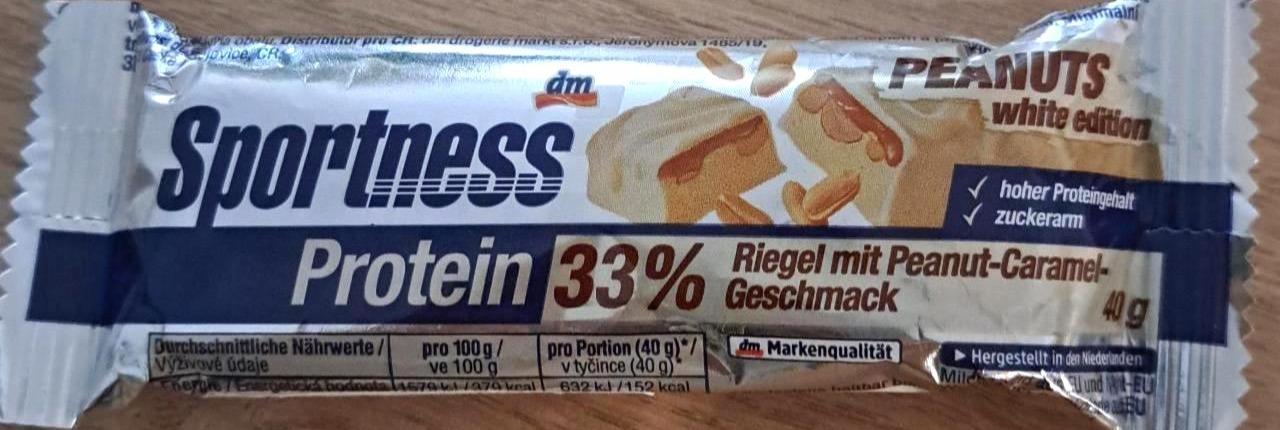 Képek - Protein 33% peanuts white edition Sportness