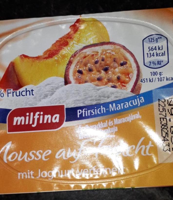 Képek - Mousse auf Frucht őszibarack-maracuja Milfina