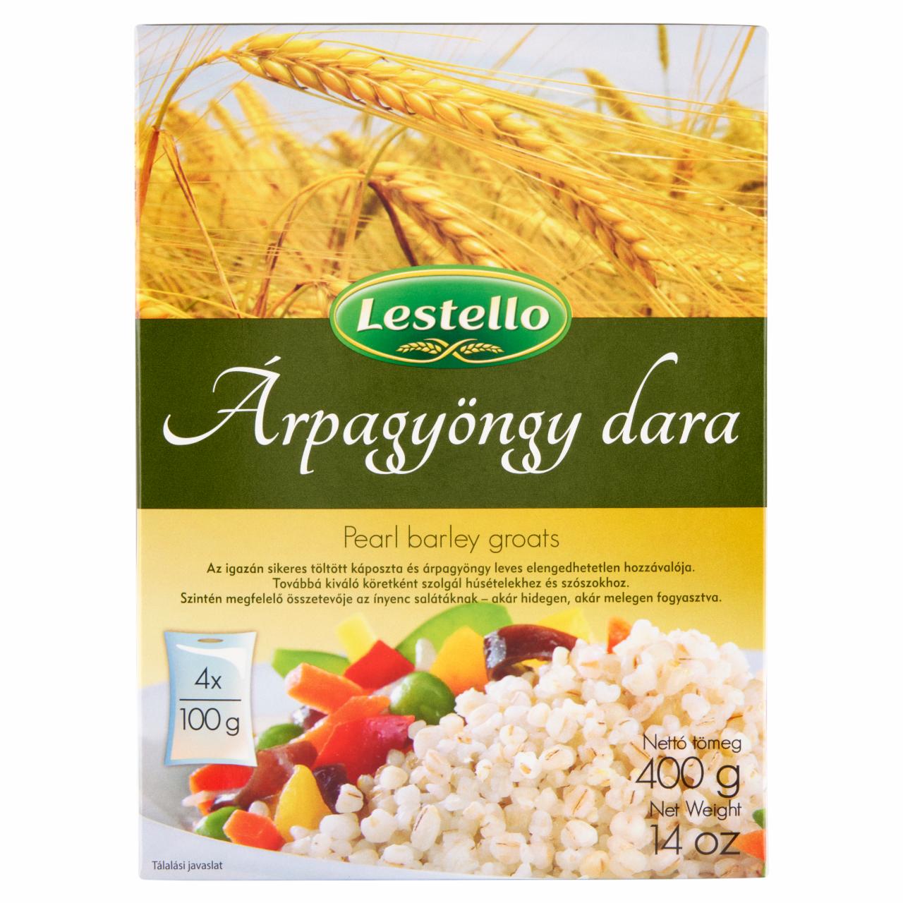 Képek - Lestello árpagyöngy dara 4 x 100 g 