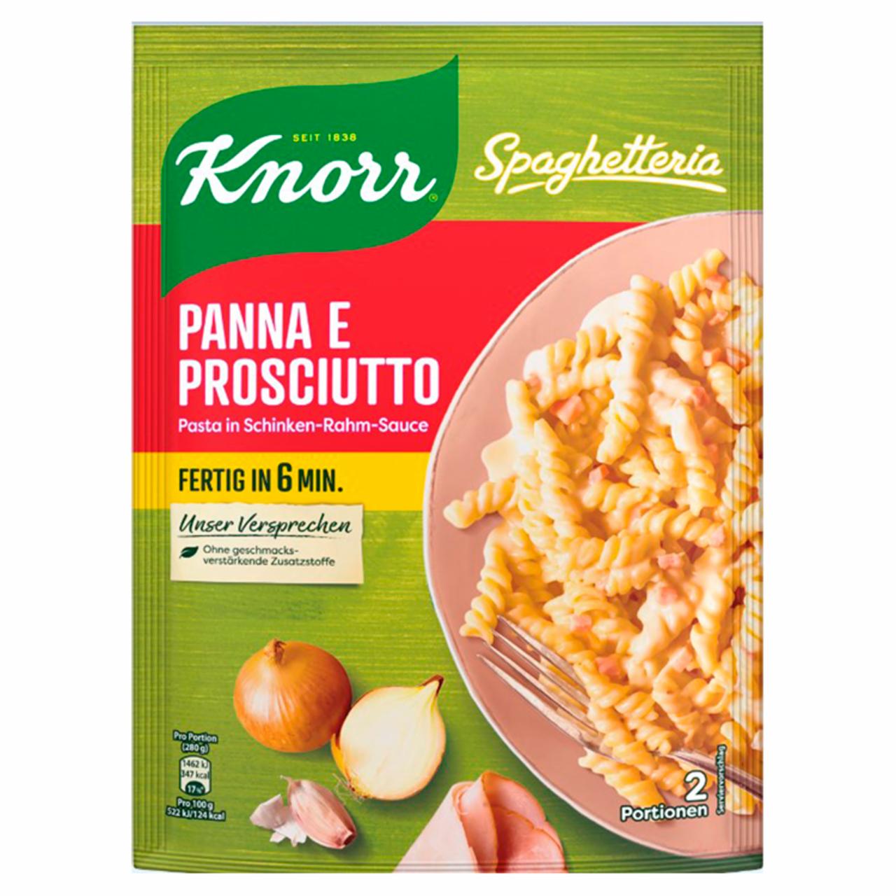 Képek - Knorr Spaghetteria tészta tejszínes-sonkás szószban 166 g