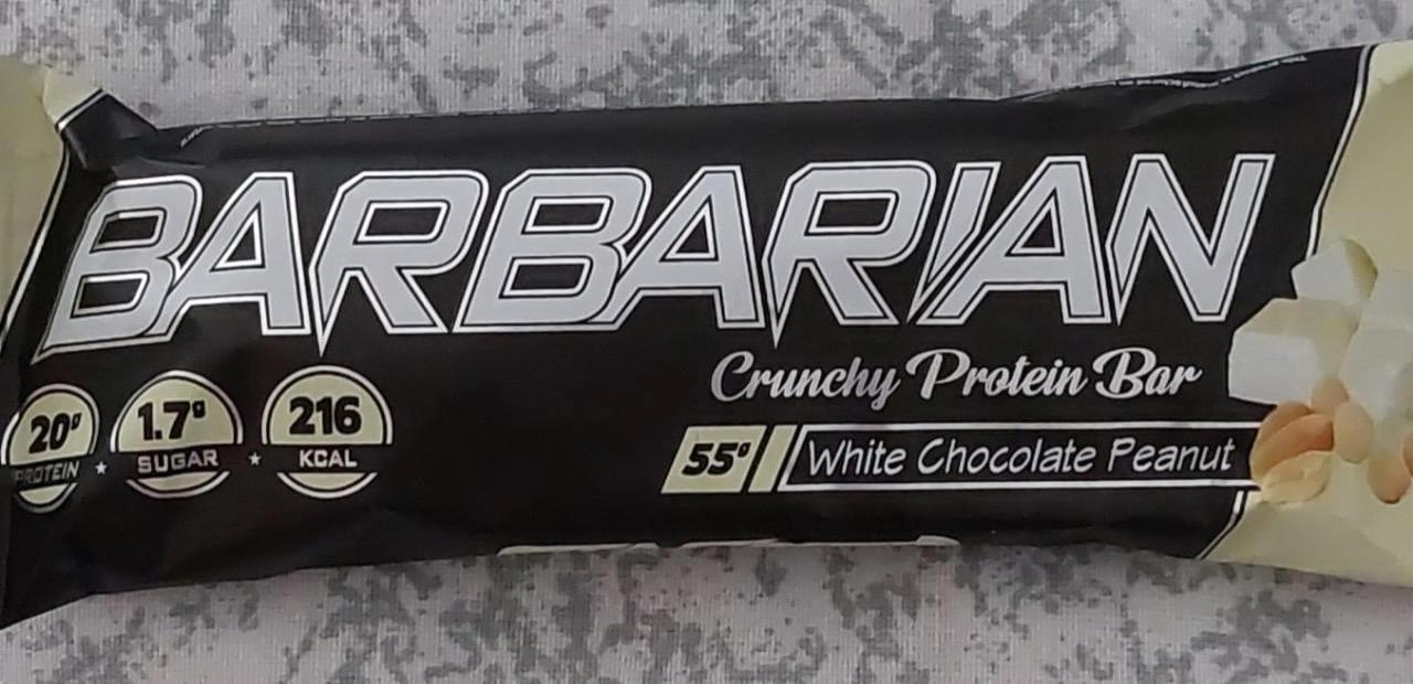 Képek - Barbarian Crunchy Protein Bar - White Chocolate Peanut