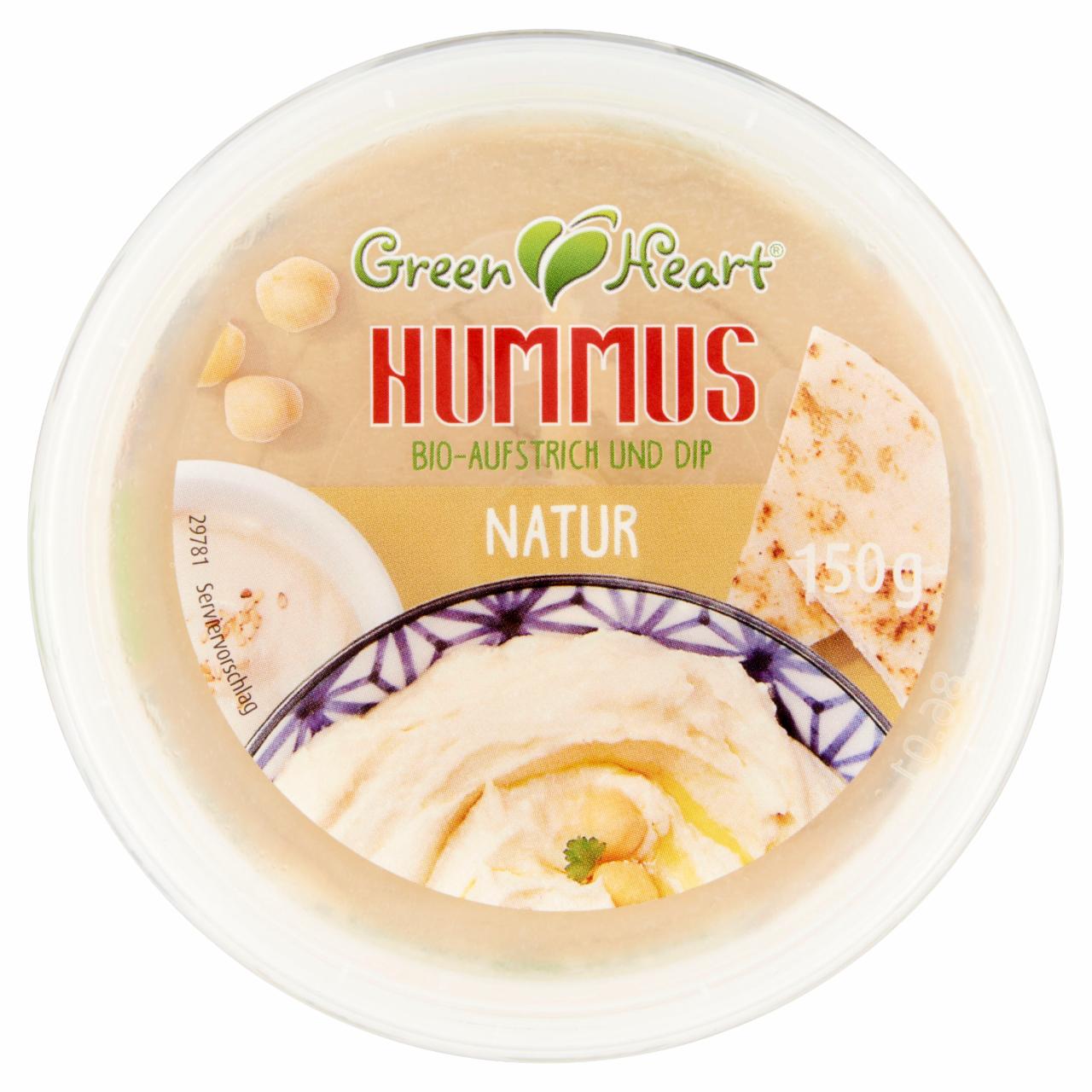 Képek - Green Heart BIO natúr hummusz 150 g