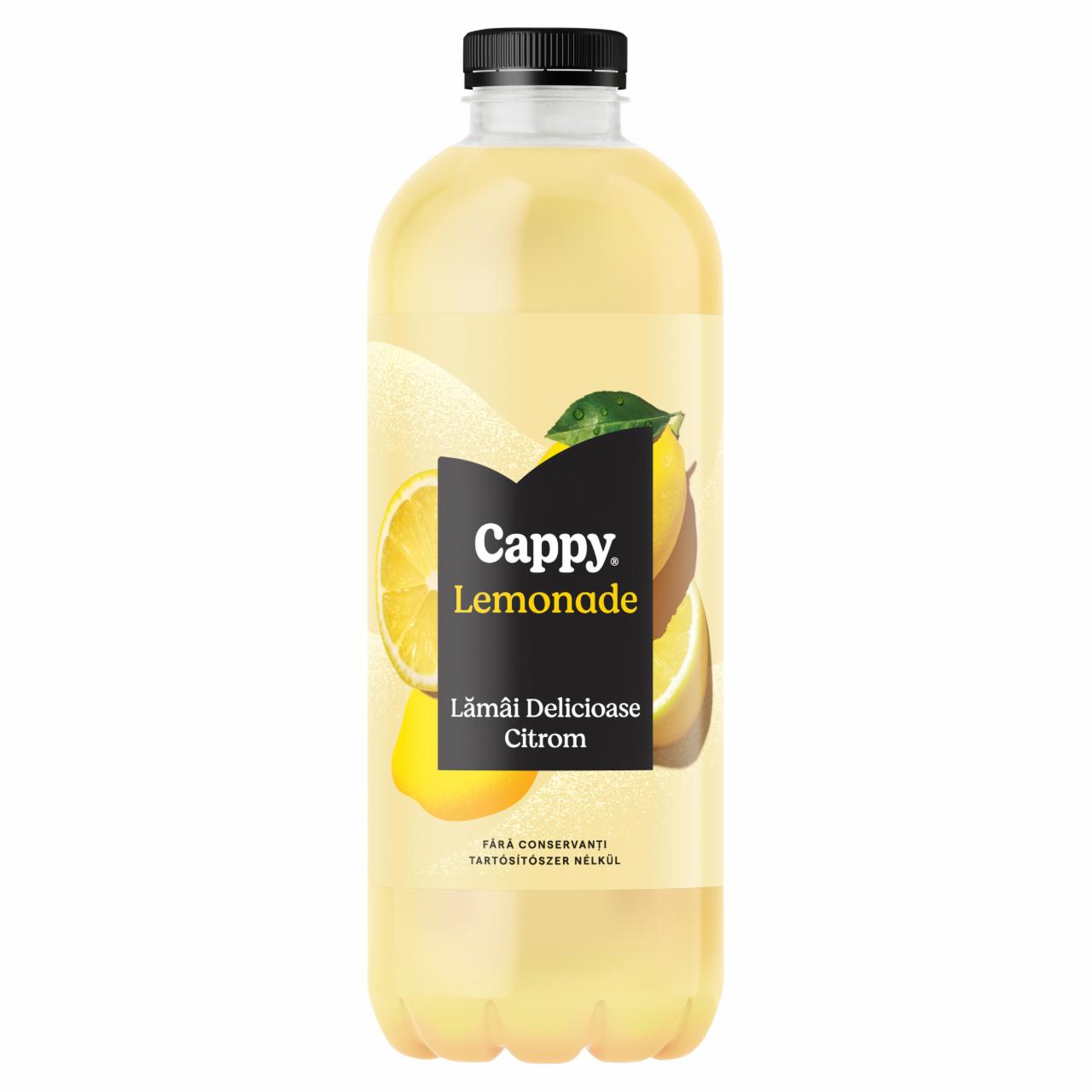 Képek - Cappy Lemonade szénsavmentes, citrom üdítőital cukorral és édesítőszerrel 1,25 l