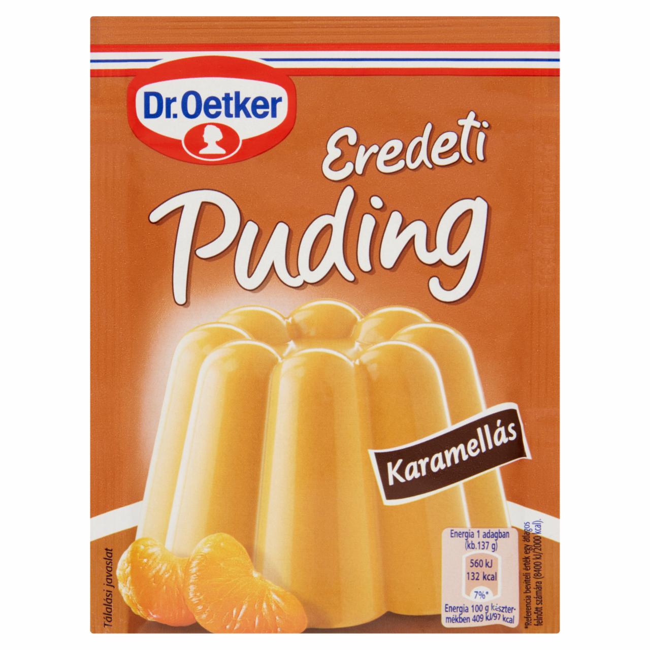 Képek - Dr. Oetker Eredeti Puding karamellás pudingpor 40 g