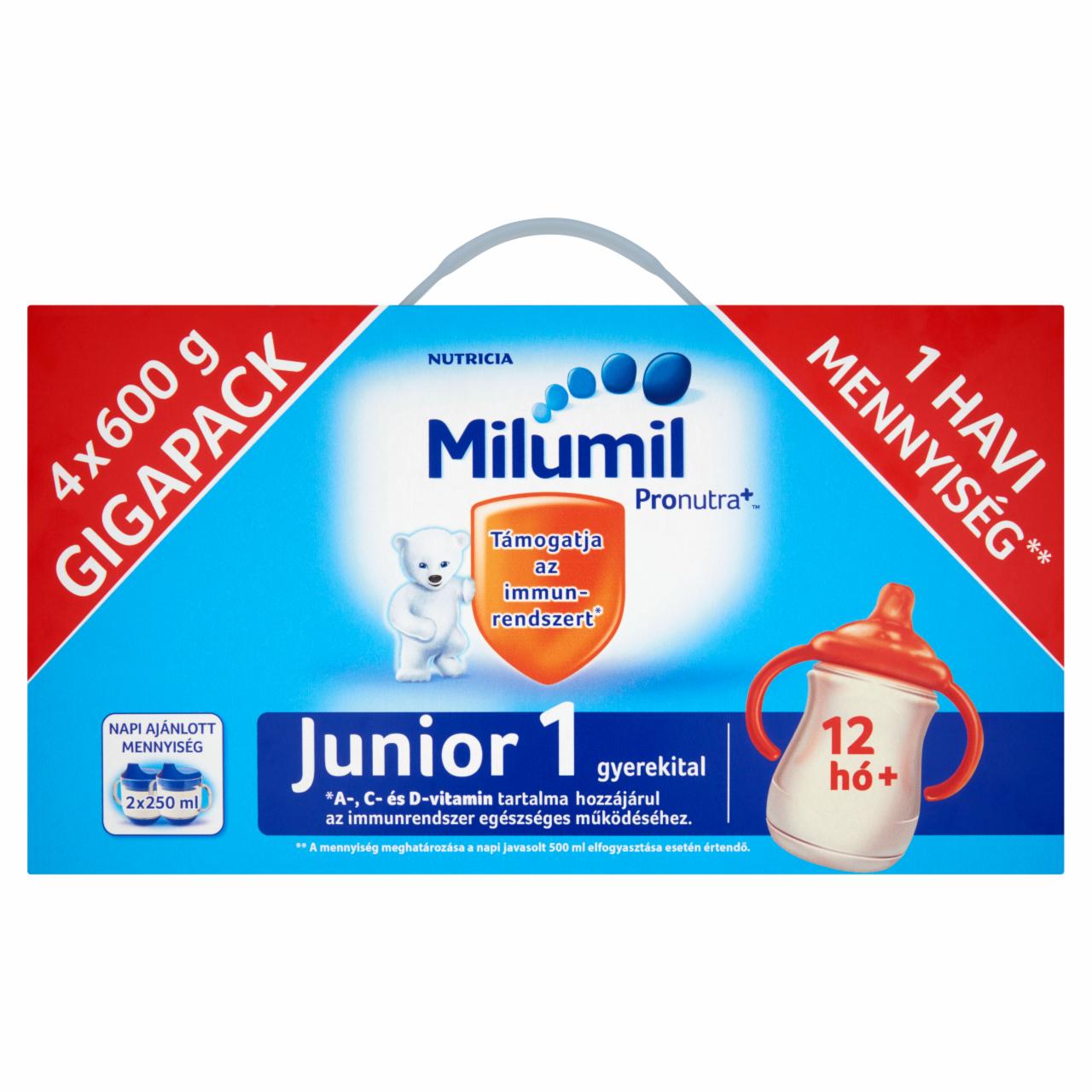 Képek - Milumil Junior 1 gyerekital 12 hó+ 4 x 600 g