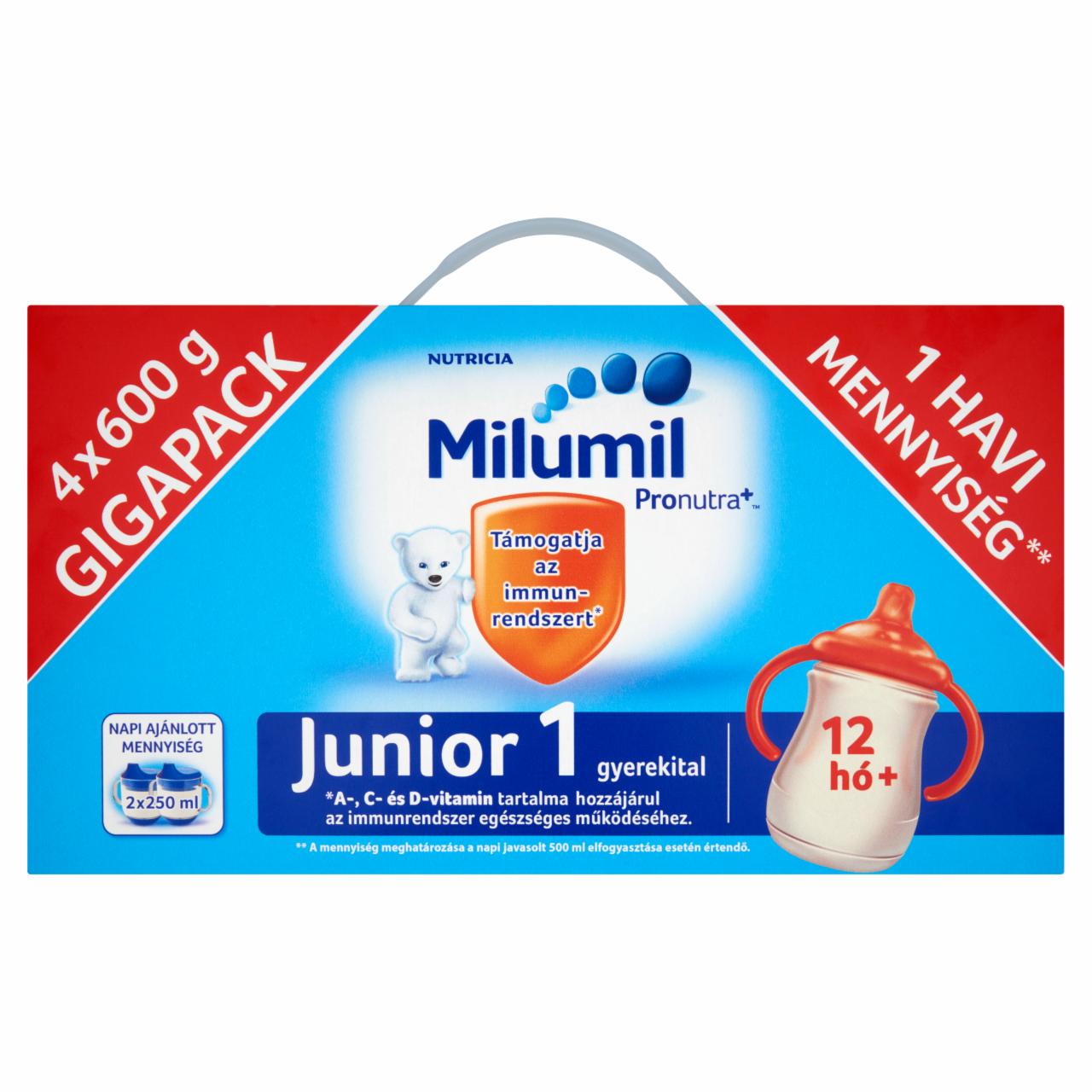 Képek - Milumil Junior 1 gyerekital 12 hó+ 4 x 600 g