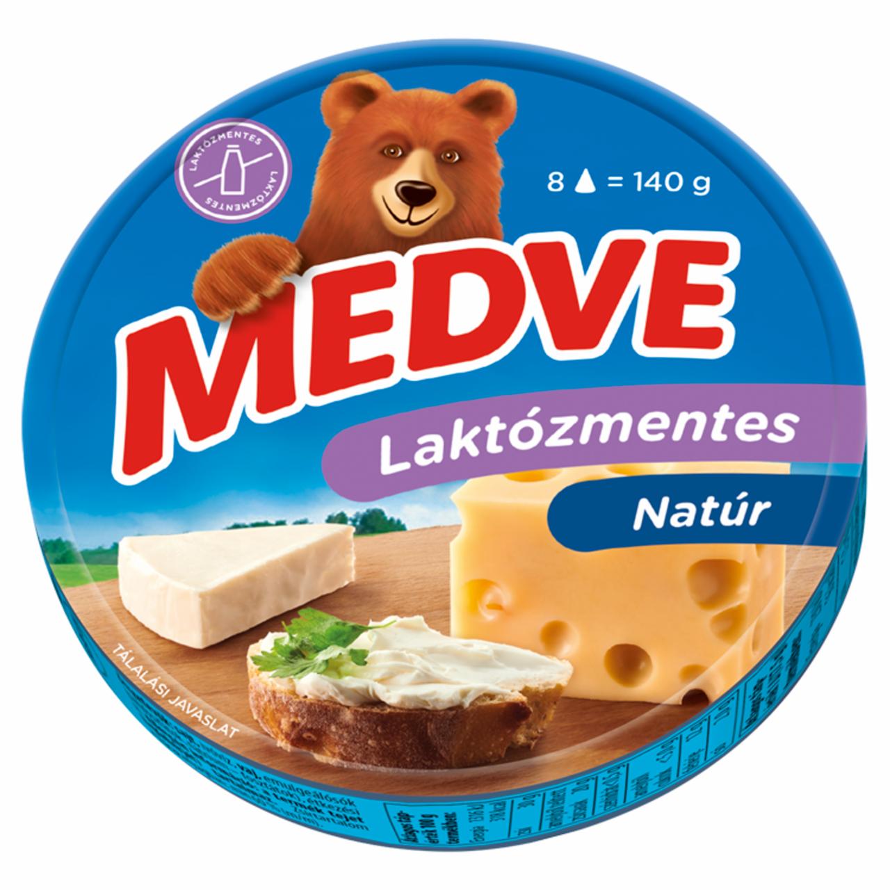 Képek - Laktózmentes kenhető, zsírdús ömlesztett sajt Medve