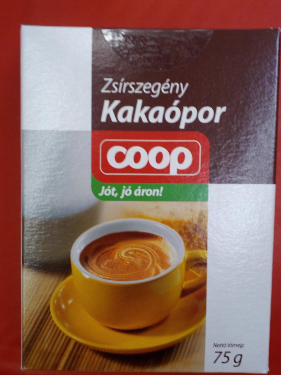 Képek - Zsírszegény kakaópor 10-12% kakaóvaj tartalommal Coop