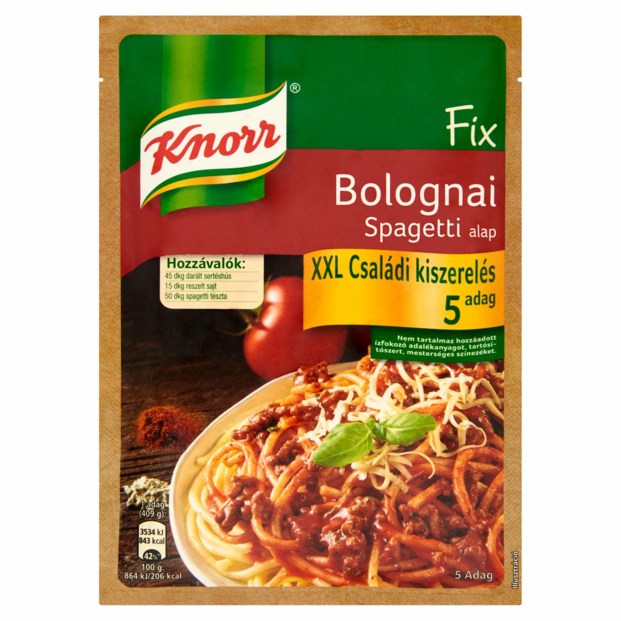 Képek - Knorr bolognai spagetti alap 89 g