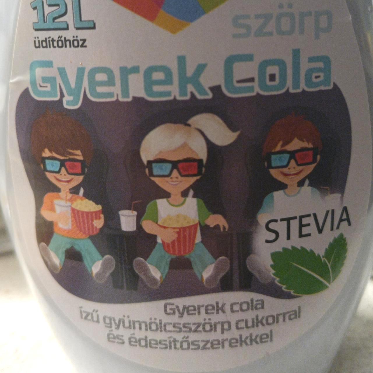 Képek - Gyerek cola ízű szörp SodaCo