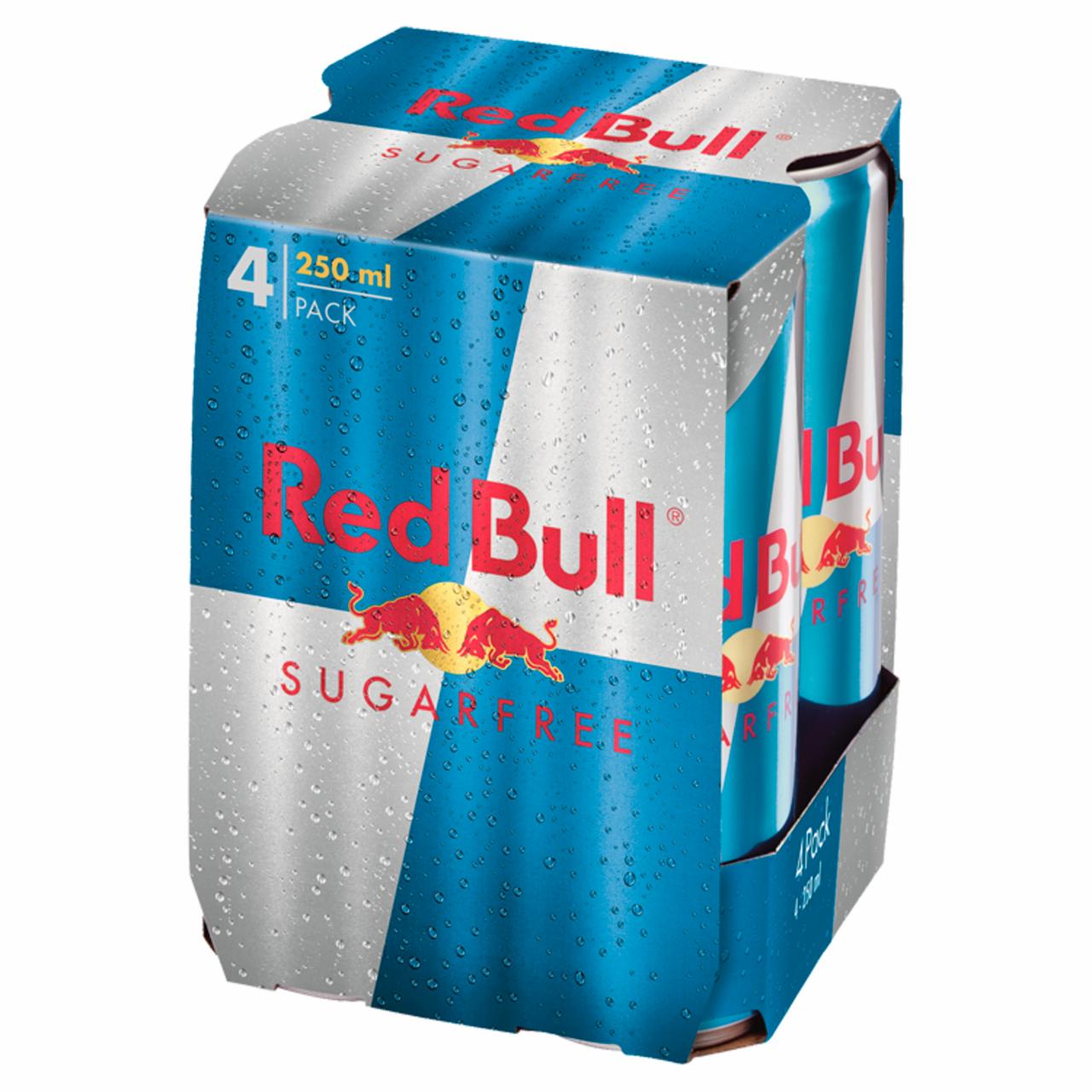 Képek - Red Bull Sugarfree energiaital 4 x 250 ml