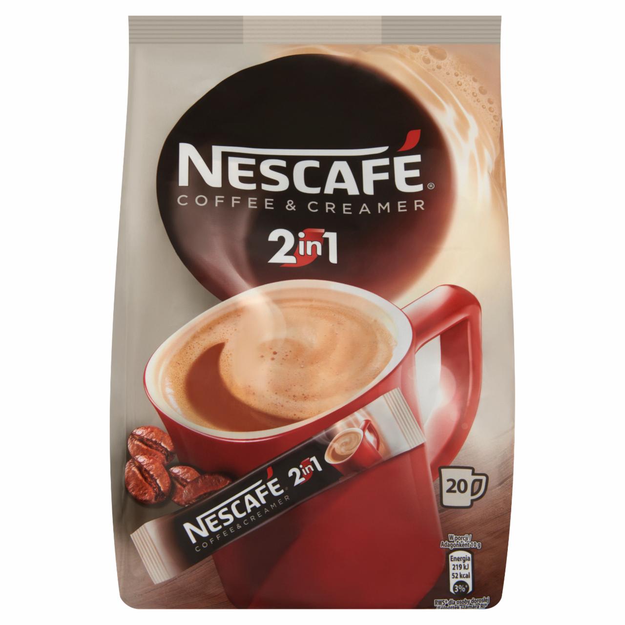 Képek - Nescafé Coffee & Creamer 2in1 azonnal oldódó kávéspecialitás 20 db 200 g