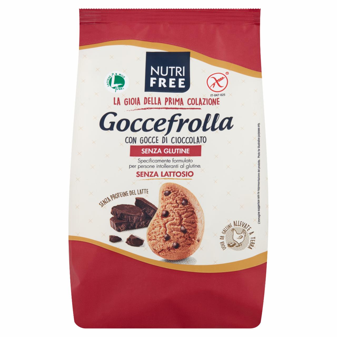 Képek - NutriFree Goccefrolla con Gocce di Cioccolato gluténmentes sütőipari termék 400 g