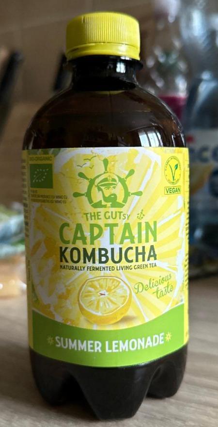 Képek - Kombucha limonádé bio fermentált zöld tea ital élőflórával The Gutsy Captain
