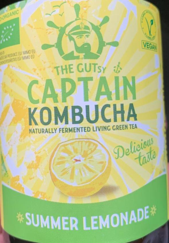 Képek - Kombucha limonádé bio fermentált zöld tea ital élőflórával The Gutsy Captain