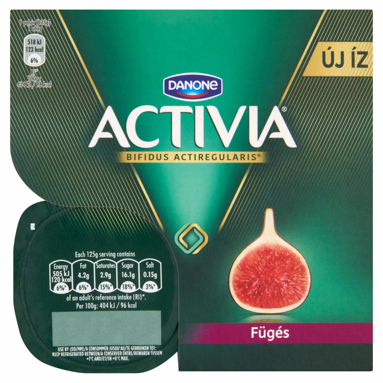 Képek - Danone Activia élőflórás, fügés joghurt 4 x 125 g