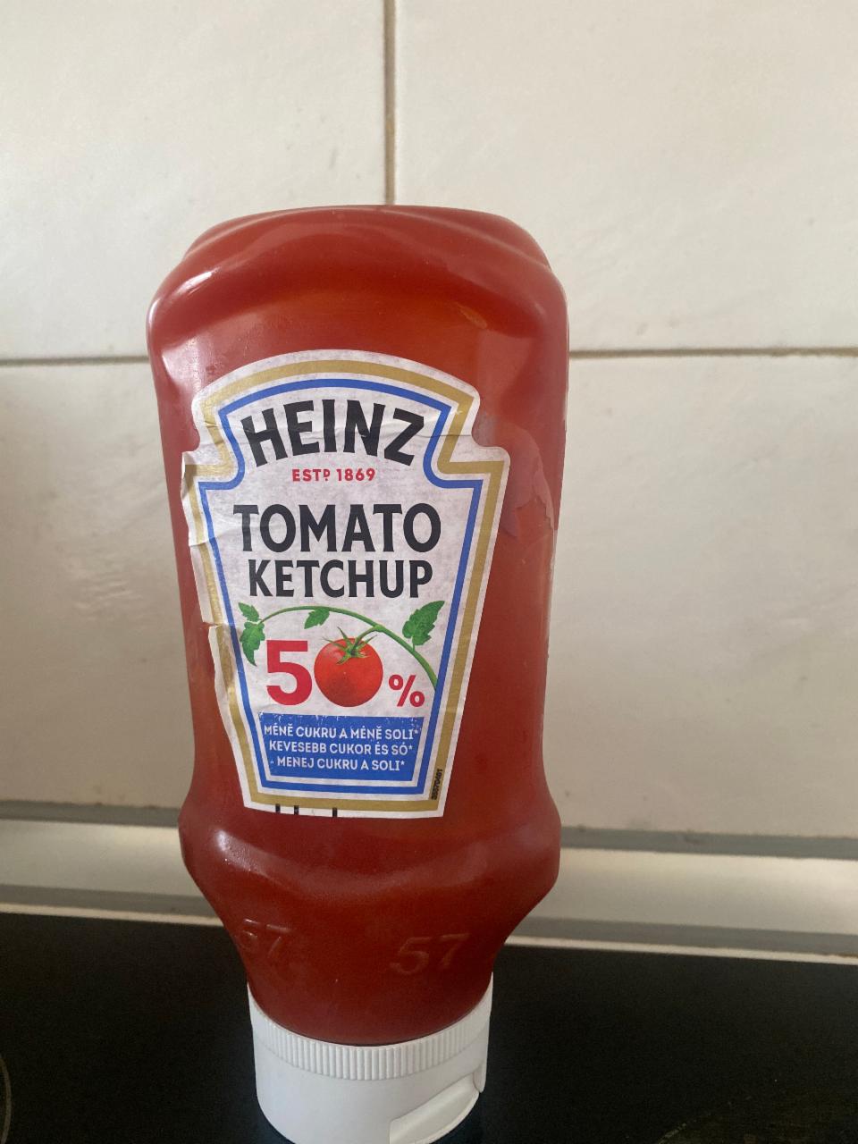 Képek - Tomato Ketchup 50% Less Sugar & Salt Heinz