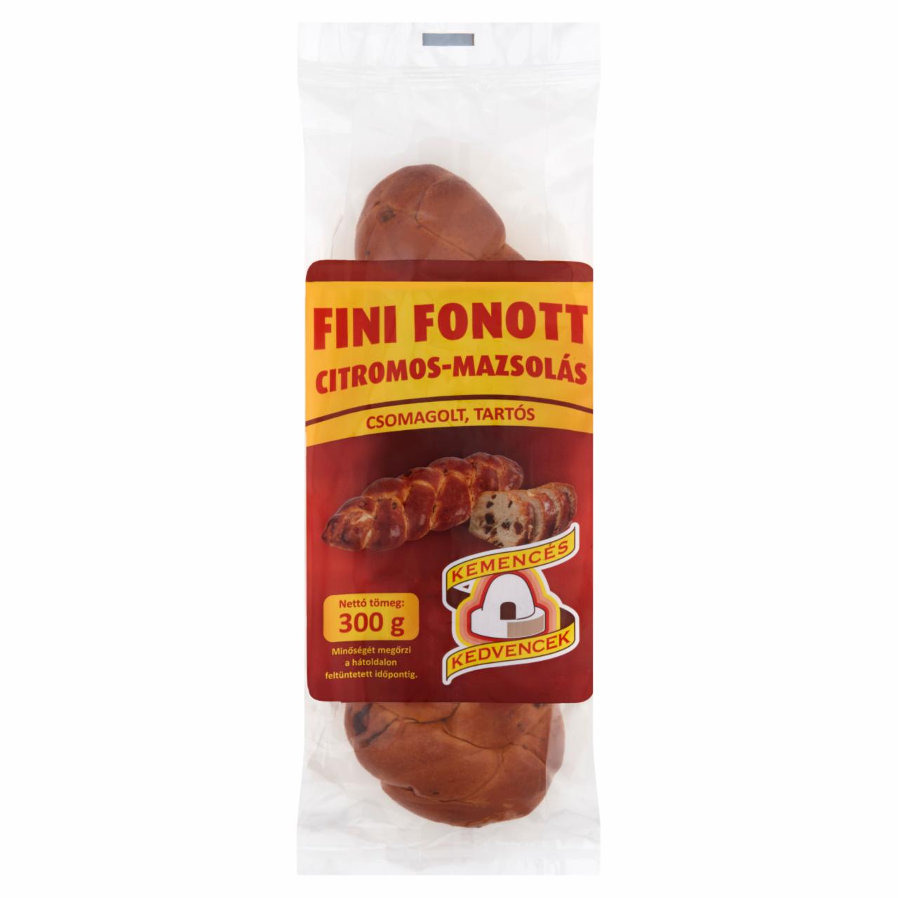 Képek - Kemencés Kedvencek citromos-mazsolás fini fonott 300 g