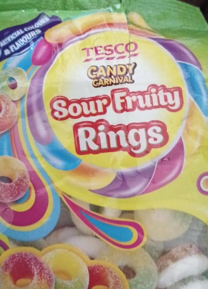 Képek - Candy Carnival Sour Fruity Rings Tesco