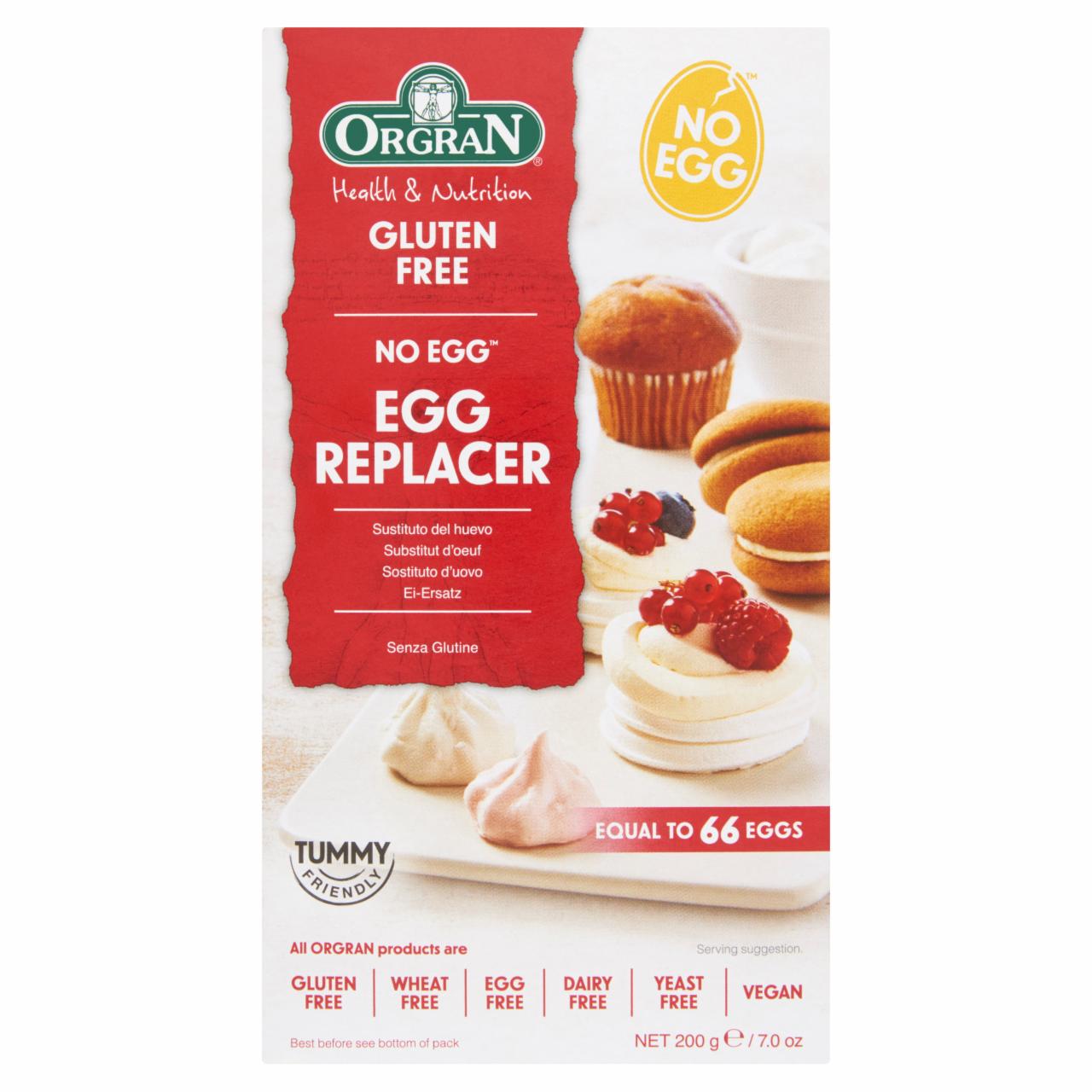 Képek - Orgran No Egg gluténmentes tojáshelyettesítő por 200 g